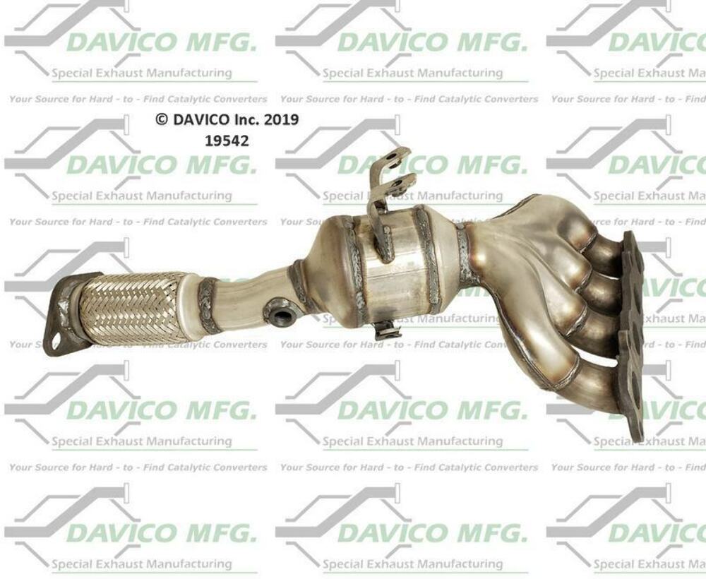 t 2011-2018 Ford Fiesta Catalytic Converter 19542 Davico Mfg