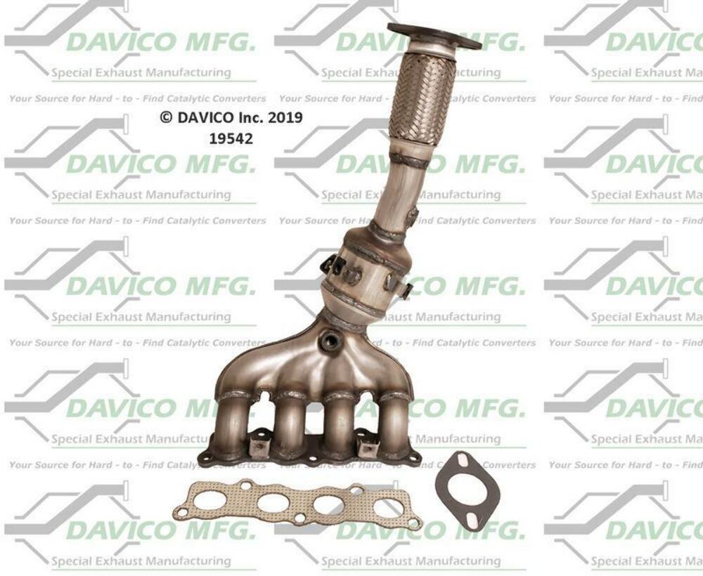t 2011-2018 Ford Fiesta Catalytic Converter 19542 Davico Mfg