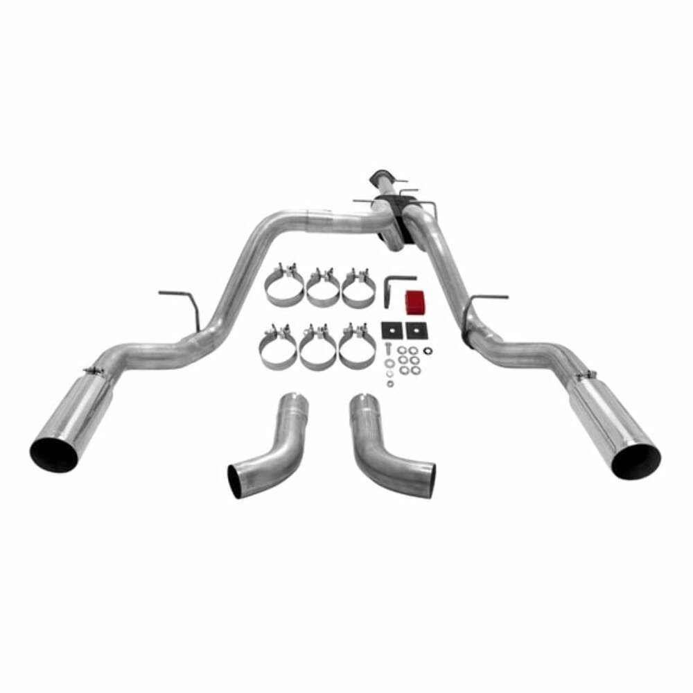 t 2011-2019 Chevrolet Silverado 2500 HD Cat-back Exhaust System Flowmaster American Thunder 817541 Flowmaster