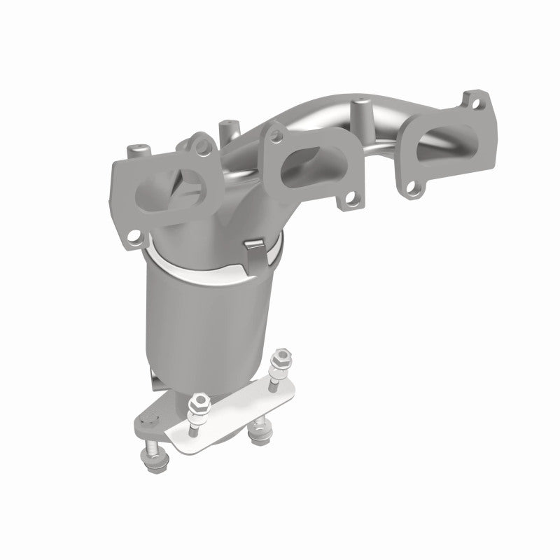 MagnaFlow direct-fit catalytic converter fits 2011-2015 Ford Explorer, 2011-2014 Ford Edge, and additional vehicles. Hardware is included to eliminate the hassle of working with co