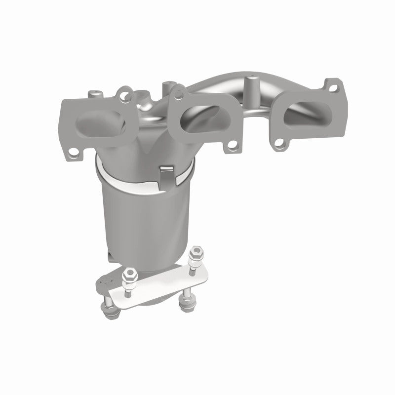MagnaFlow direct-fit catalytic converter fits 2011-2015 Ford Explorer, 2011-2014 Ford Edge, and additional vehicles. Hardware is included to eliminate the hassle of working with co