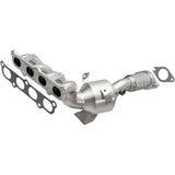 MagnaFlow direct-fit catalytic converter fits 2011 Ford Fiesta 1.6L 4 1.6L stainless steel CARB compliant OBDII 49552
