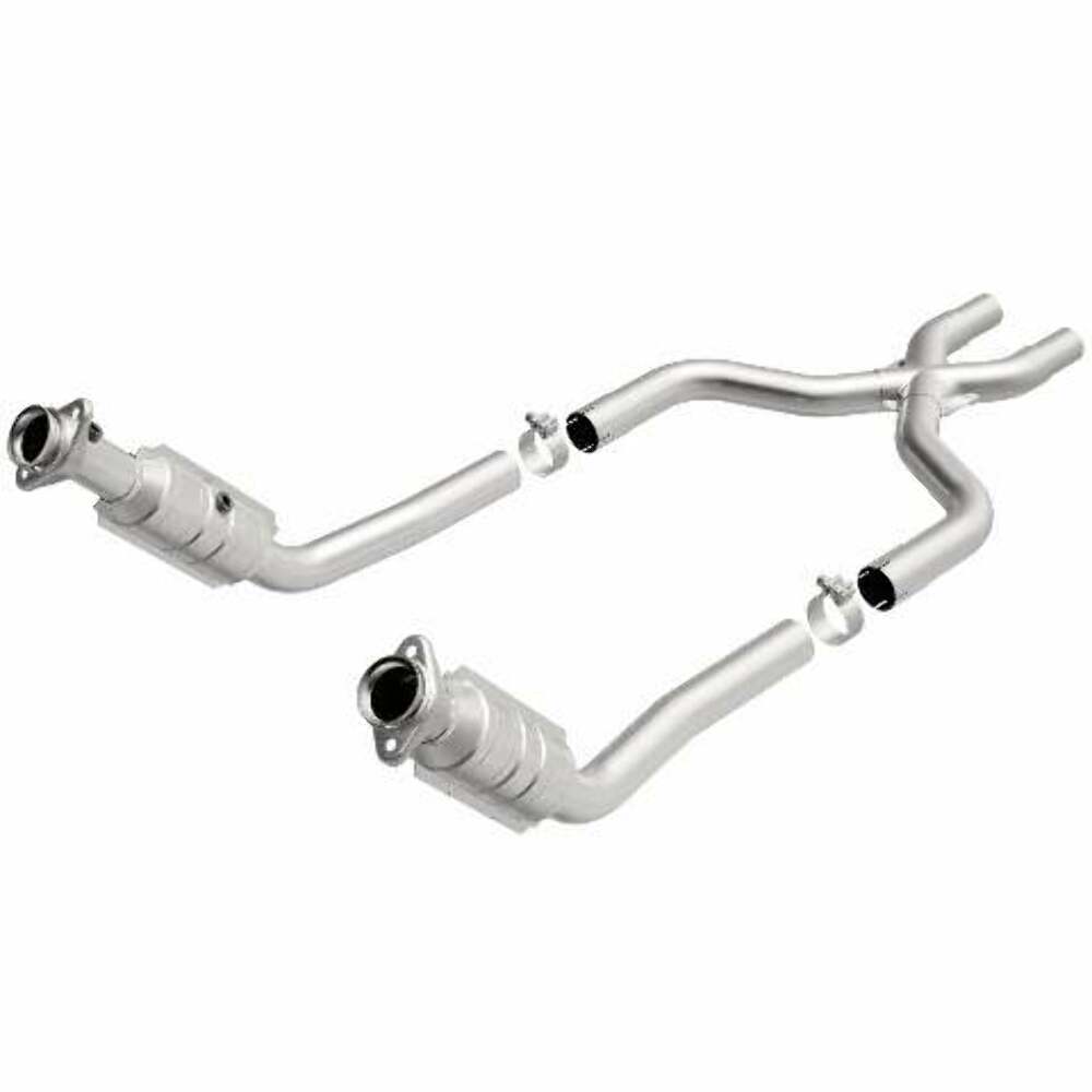 MagnaFlow direct-fit catalytic converter for 2011-2014 Ford Mustang 3.7L stainless steel CARB compliant 49977