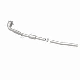 MagnaFlow direct-fit catalytic converter fits 2012-2013 Volkswagen Jetta and Volkswagen Beetle, this and 2012-2013 Beetle L4 2 stainless steel CARB compliant 52281