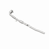 MagnaFlow direct-fit catalytic converter fits 2012-2013 Volkswagen Jetta and Volkswagen Beetle, this and 2012-2013 Beetle L4 2 stainless steel CARB compliant 52281