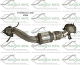 t 2012-2013 Land Rover Range Rover Evoque Catalytic Converter 17523 Davico Mfg