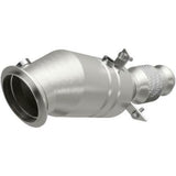 MagnaFlow direct-fit catalytic converter fits 2012-2016 BMW 328i, 2013-2016 BMW 328i xDrive, and more, this and 2012-2014 328i 2 L Closed Couple stainless steel CARB compliant 5225