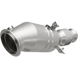 MagnaFlow direct-fit catalytic converter fits 2012-2016 BMW 328i, 2013-2016 BMW 328i xDrive, and more, this and 2012-2014 328i 2 L Closed Couple stainless steel CARB compliant 5225