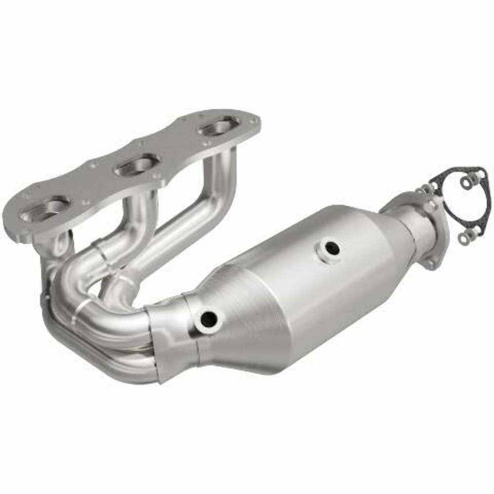 MagnaFlow direct-fit catalytic converter fits 2012-2015 911 H6 3.8 3.8 inch inlet/outlet stainless steel CARB compliant 52388
