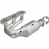 MagnaFlow direct-fit catalytic converter fits 2012-2015 911 H6 3.8 3.8 inch inlet/outlet stainless steel CARB compliant 52388