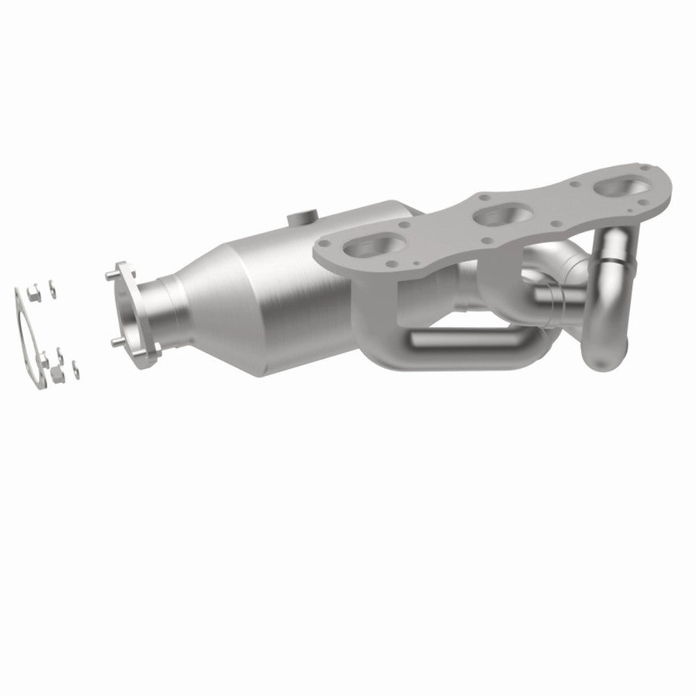 MagnaFlow direct-fit catalytic converter fits 2012-2015 911 H6 3.8 3.8 inch inlet/outlet stainless steel CARB compliant 52388