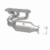 MagnaFlow direct-fit catalytic converter fits 2012-2015 911 H6 3.8 3.8 inch inlet/outlet stainless steel CARB compliant 52388