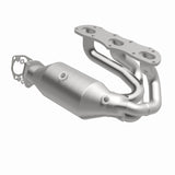 MagnaFlow direct-fit catalytic converter fits 2012-2015 911 H6 3.8 3.8 inch inlet/outlet stainless steel CARB compliant 52390
