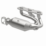 MagnaFlow direct-fit catalytic converter fits 2012-2015 911 H6 3.8 3.8 inch inlet/outlet stainless steel CARB compliant 52390