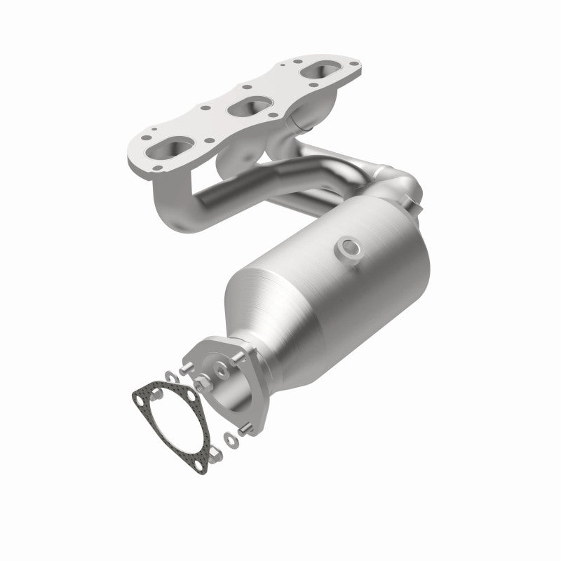 MagnaFlow direct-fit catalytic converter fits 2012-2015 911 H6 3.8 3.8 inch inlet/outlet stainless steel CARB compliant 52390