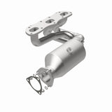 MagnaFlow direct-fit catalytic converter fits 2012-2015 911 H6 3.8 3.8 inch inlet/outlet stainless steel CARB compliant 52390