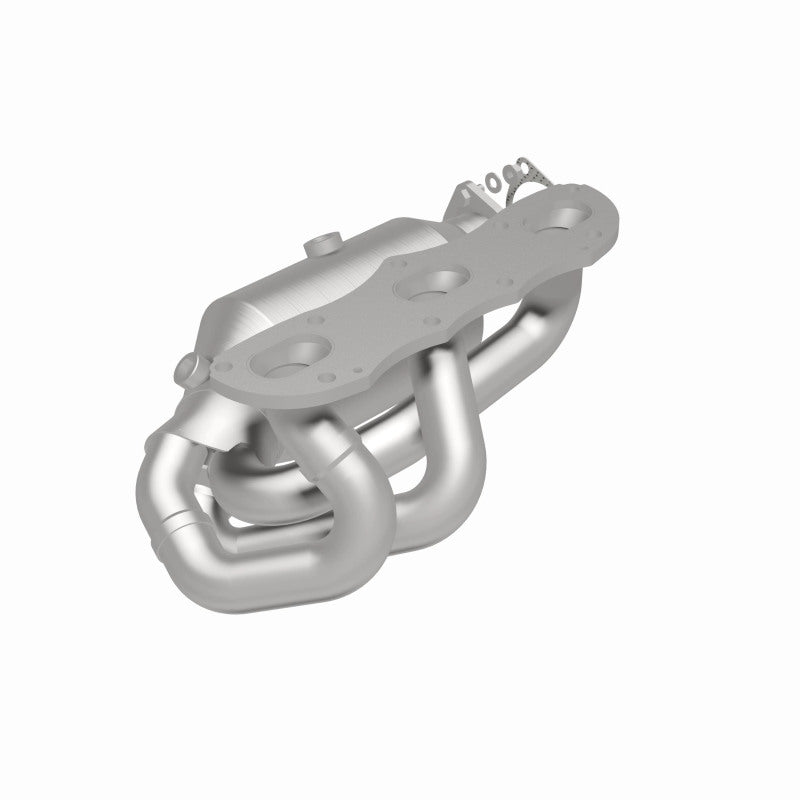 MagnaFlow direct-fit catalytic converter fits 2012-2015 911 H6 3.8 3.8 inch inlet/outlet stainless steel CARB compliant 52390