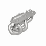 MagnaFlow direct-fit catalytic converter fits 2012-2015 911 H6 3.8 3.8 inch inlet/outlet stainless steel CARB compliant 52390