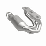 MagnaFlow direct-fit catalytic converter fits 2012-2015 911 H6 3.8 3.8 inch inlet/outlet stainless steel CARB compliant 52390