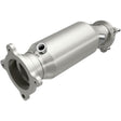 MagnaFlow direct-fit catalytic converter fits 2013-2015 Audi A6 Quattro and 2012-2015 Audi A6, this and 2012-2015 A6 L4 2 stainless steel CARB compliant OBDII 52292