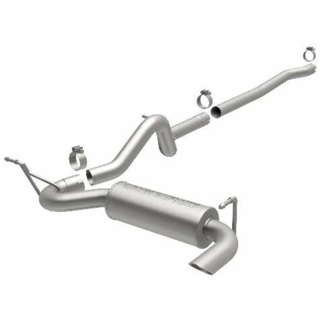 MagnaFlow cat-back exhaust system for 2012-2017 Jeep Wrangler stainless steel 15117