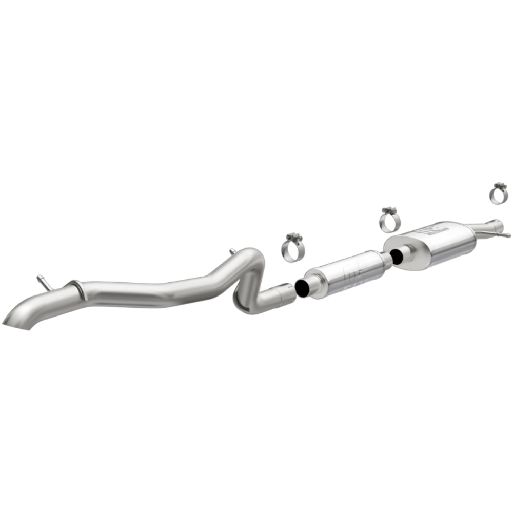 MagnaFlow cat-back exhaust system for 2012-2020 Jeep Wrangler stainless steel polished 19539