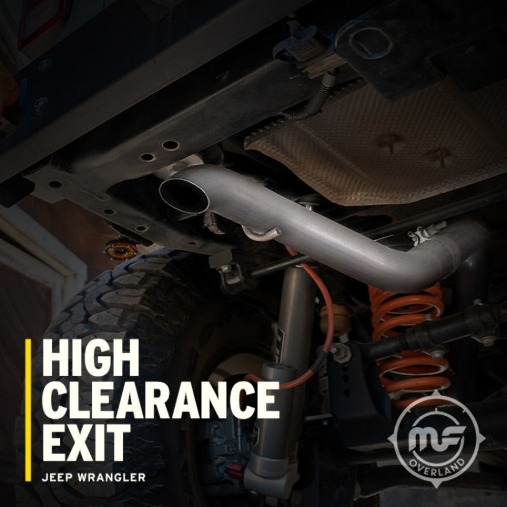 MagnaFlow cat-back exhaust system for 2012-2020 Jeep Wrangler stainless steel polished 19539