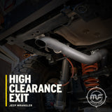 MagnaFlow cat-back exhaust system for 2012-2020 Jeep Wrangler stainless steel polished 19539