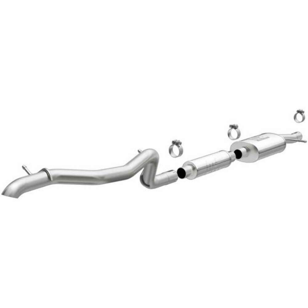 MagnaFlow cat-back exhaust system for 2012-2020 Jeep Wrangler stainless steel polished 19539