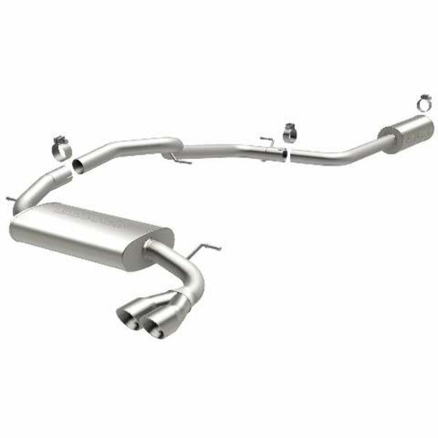 MagnaFlow cat-back exhaust system for 2012-2018 Ford stainless steel polished 15072