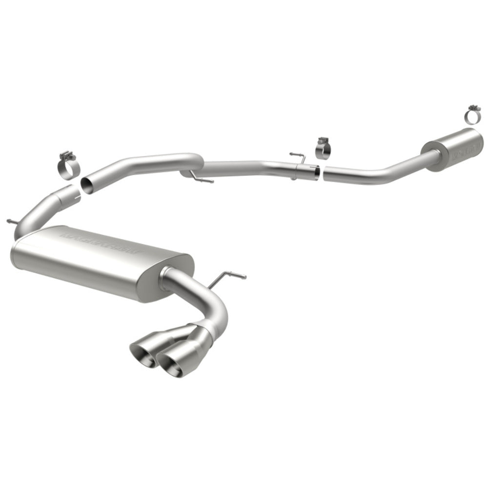 MagnaFlow cat-back exhaust system for 2012-2018 Ford stainless steel polished 15072