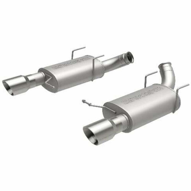 MagnaFlow axle-back exhaust system for 2013-2014 Ford Mustang stainless steel polished 15151
