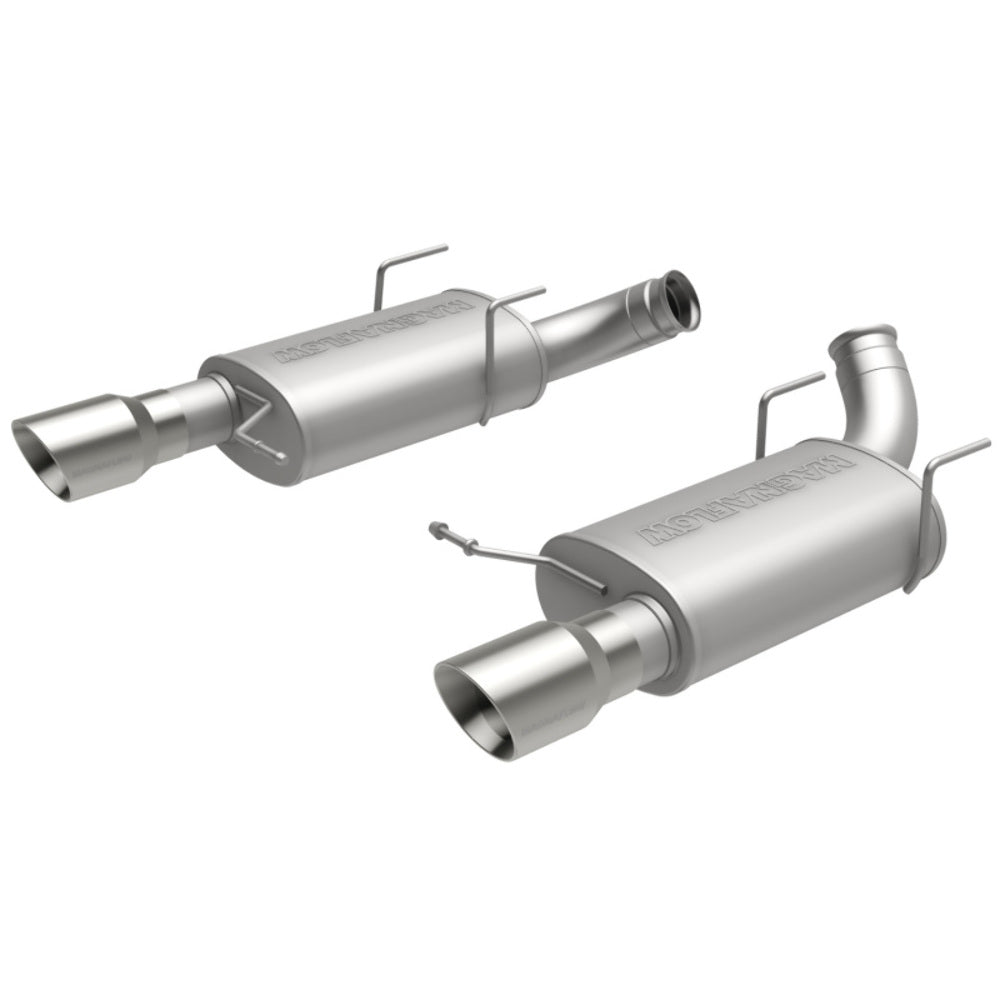 MagnaFlow axle-back exhaust system for 2013-2014 Ford Mustang stainless steel polished 15151