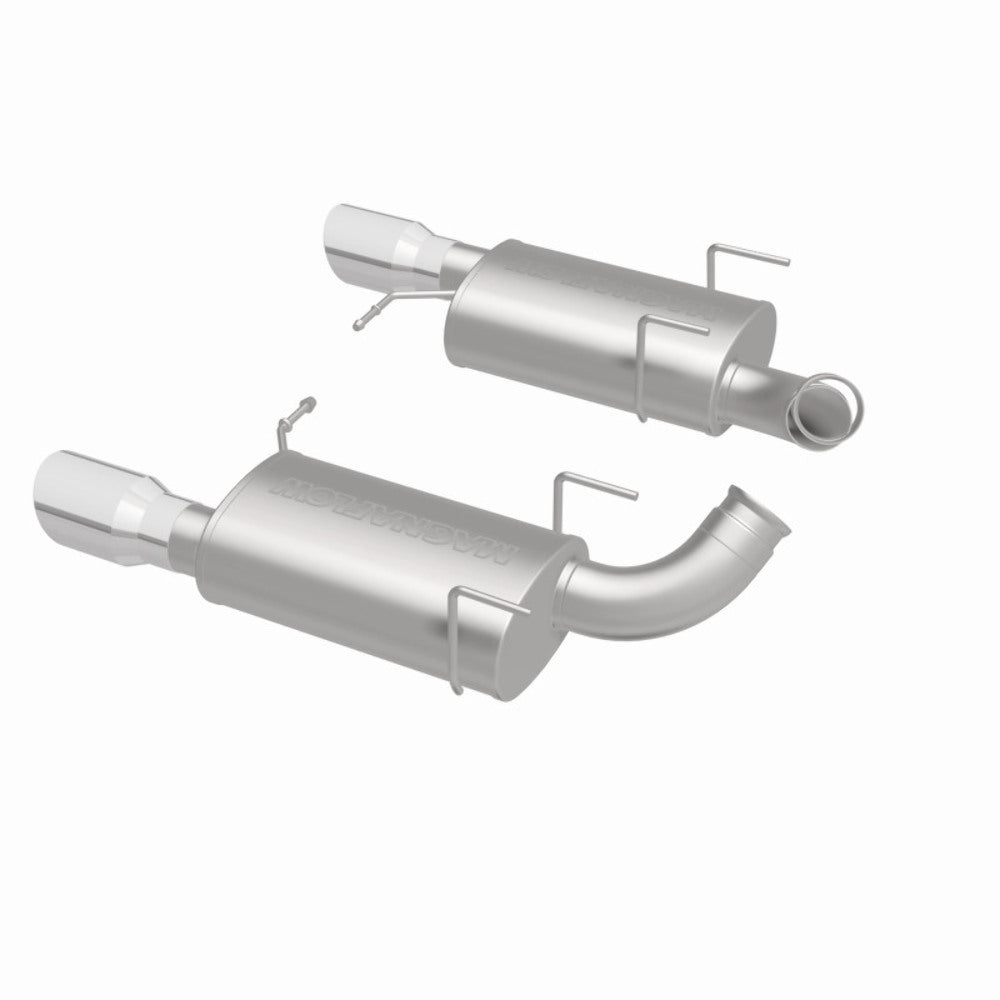 MagnaFlow axle-back exhaust system for 2013-2014 Ford Mustang stainless steel polished 15151