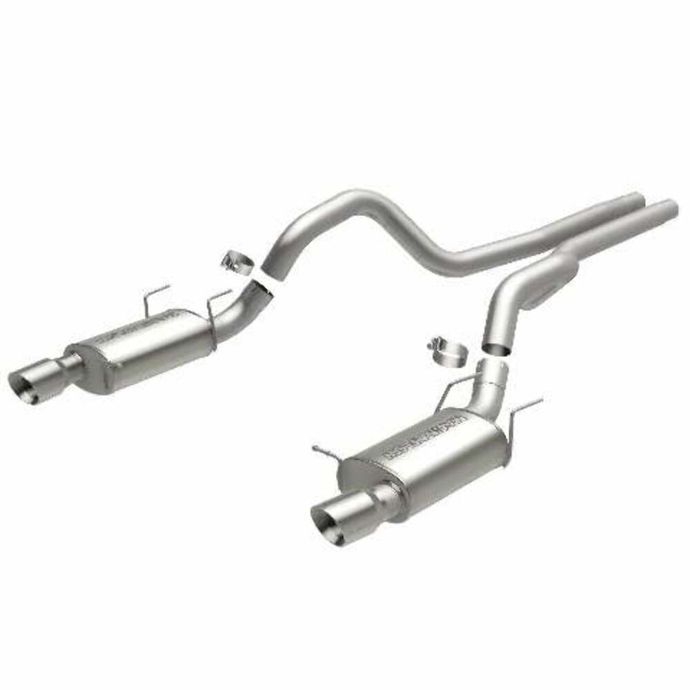 MagnaFlow cat-back exhaust system for 2013-2014 Ford Mustang stainless steel polished 15149