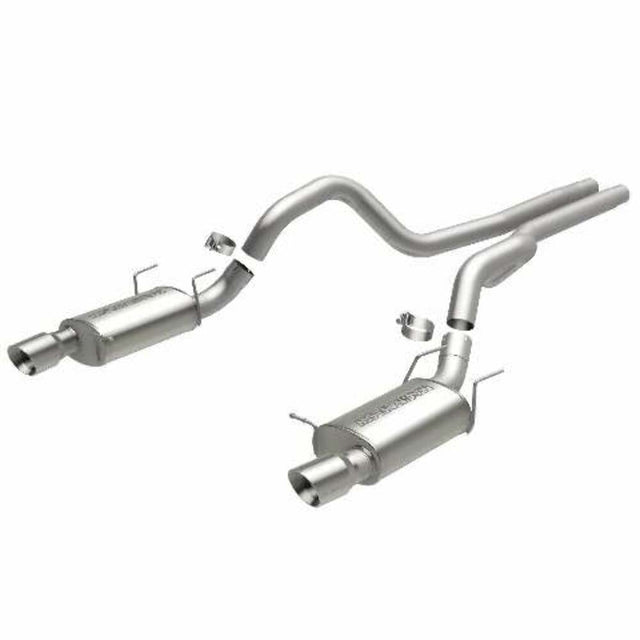 MagnaFlow cat-back exhaust system for 2013-2014 Ford Mustang stainless steel polished 15149