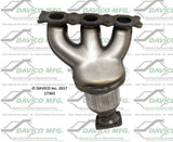 t 2013-2014 Volvo XC90 Catalytic Converter 17362 Davico Mfg