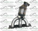 t 2013-2014 Volvo XC90 Catalytic Converter 17363 Davico Mfg