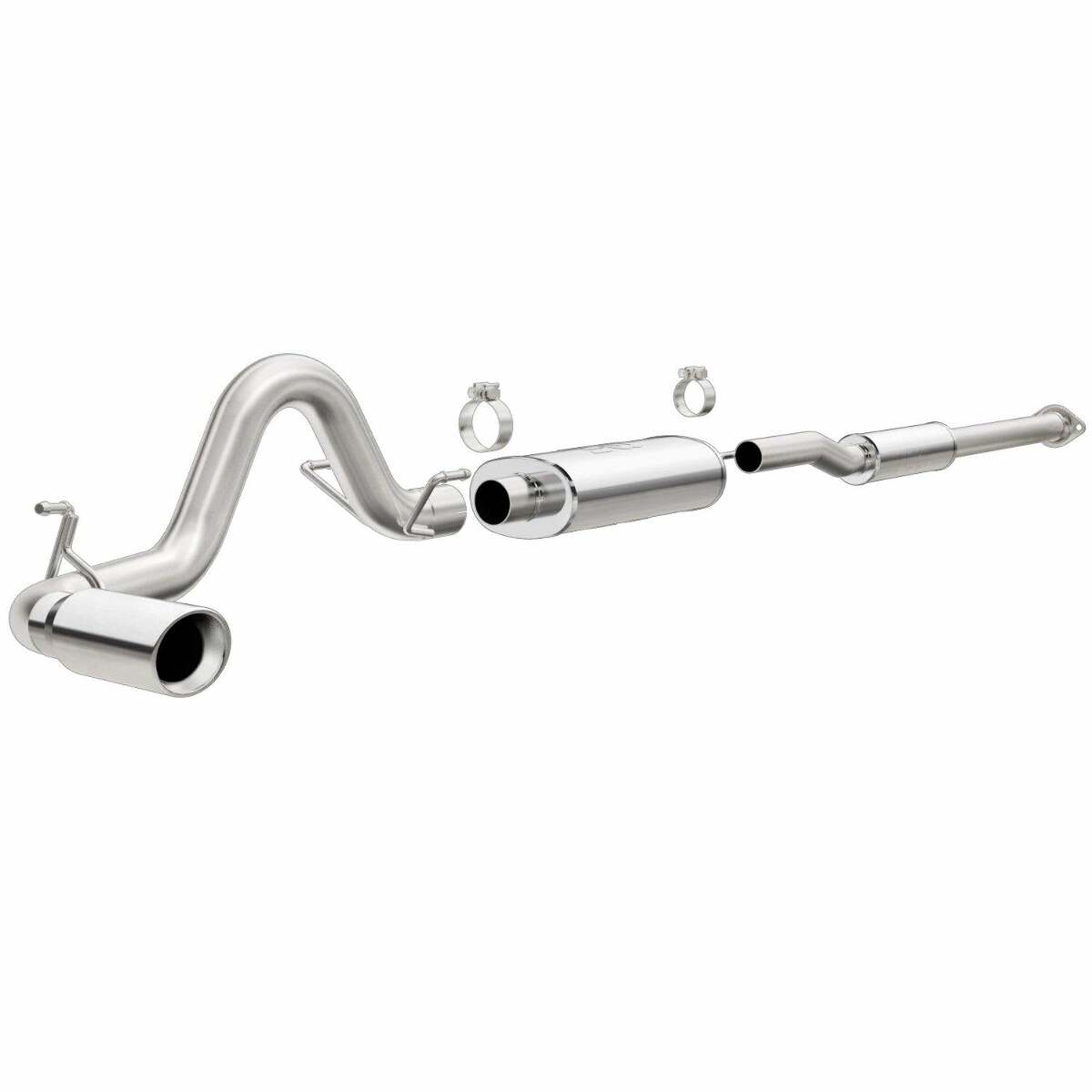 MagnaFlow cat-back exhaust system for 2013-2015 Toyota Tacoma stainless steel polished 15334