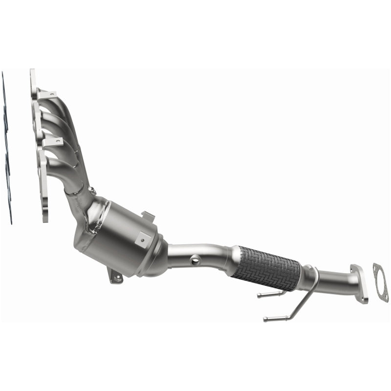 MagnaFlow direct-fit catalytic converter for 2013-2017 Ford 2.5 inch inlet/outlet stainless steel CARB compliant