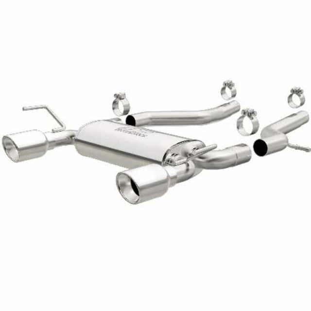 MagnaFlow axle-back exhaust system for 2013-2018 Cadillac stainless steel polished 15196