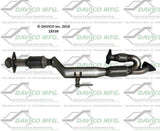 t 2013-2019 Nissan Pathfinder Catalytic Converter 18539 Davico Mfg
