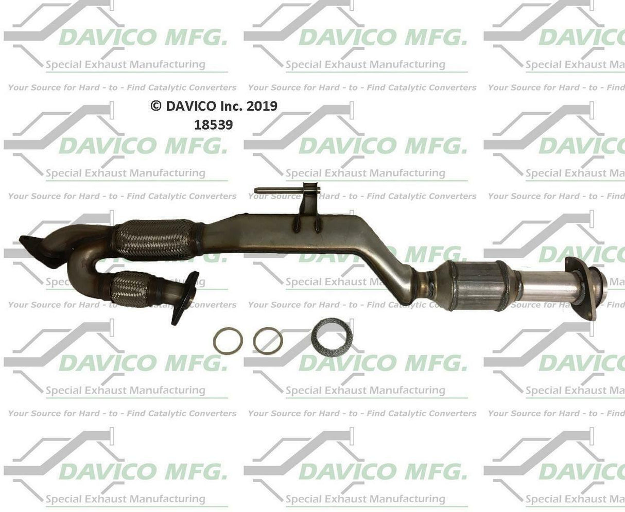 t 2013-2019 Nissan Pathfinder Catalytic Converter 18539 Davico Mfg