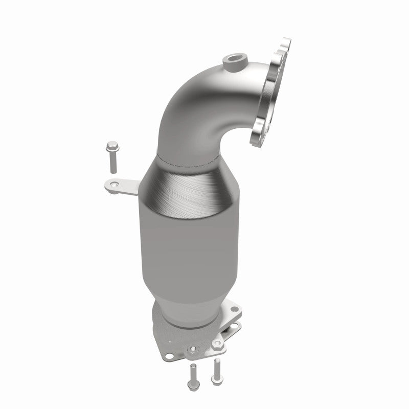 MagnaFlow direct-fit catalytic converter fits 2013-2016 Chevrolet Malibu and 2014-2015 Buick Regal, this and 2014-2015 Regal 2 stainless steel CARB compliant 52892