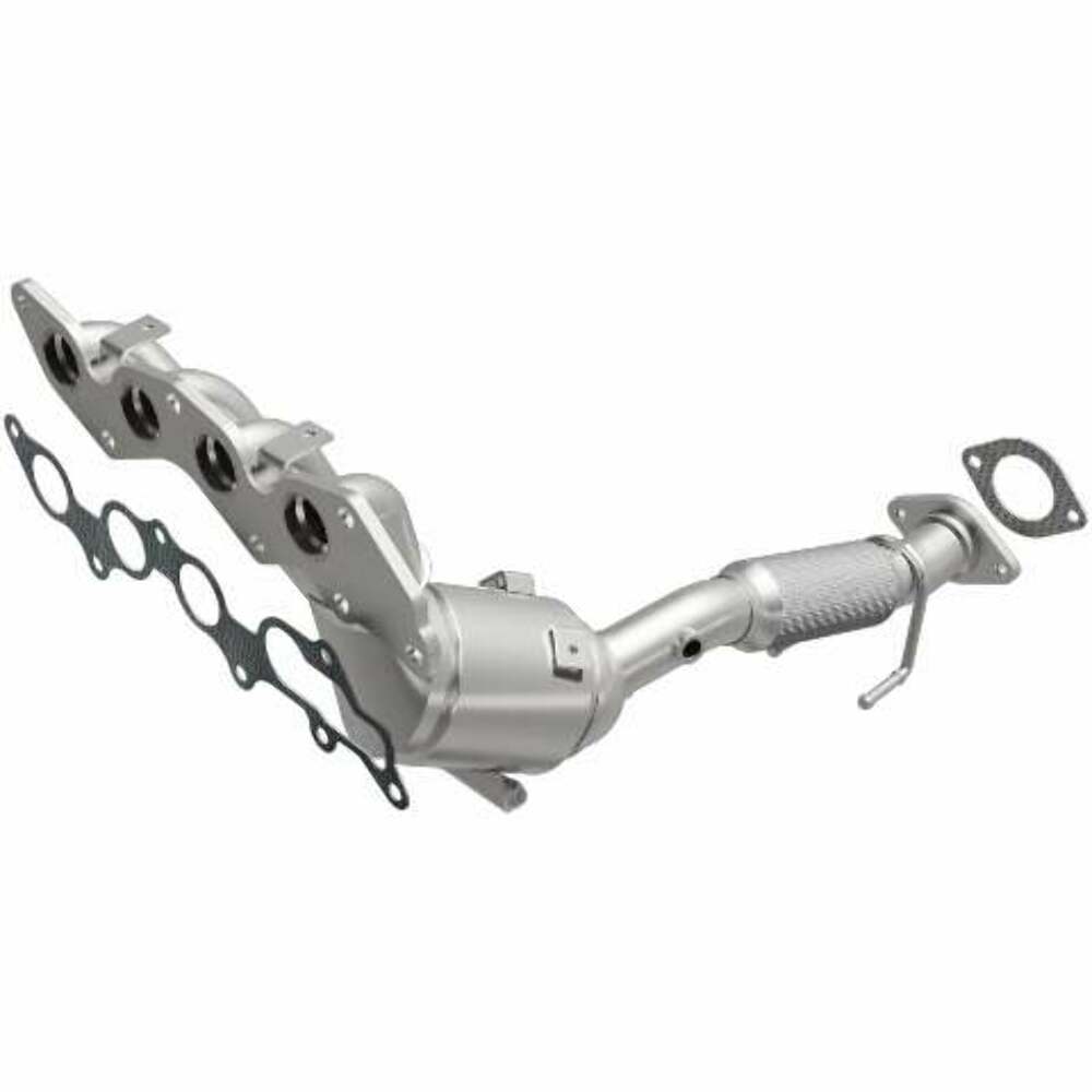 MagnaFlow direct-fit catalytic converter fits 2014-2015 Transit Connect L4 2.5 inch inlet/outlet stainless steel CARB compliant 52444