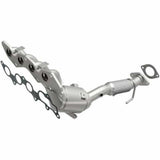 MagnaFlow direct-fit catalytic converter fits 2014-2015 Transit Connect L4 2.5 inch inlet/outlet stainless steel CARB compliant 52444