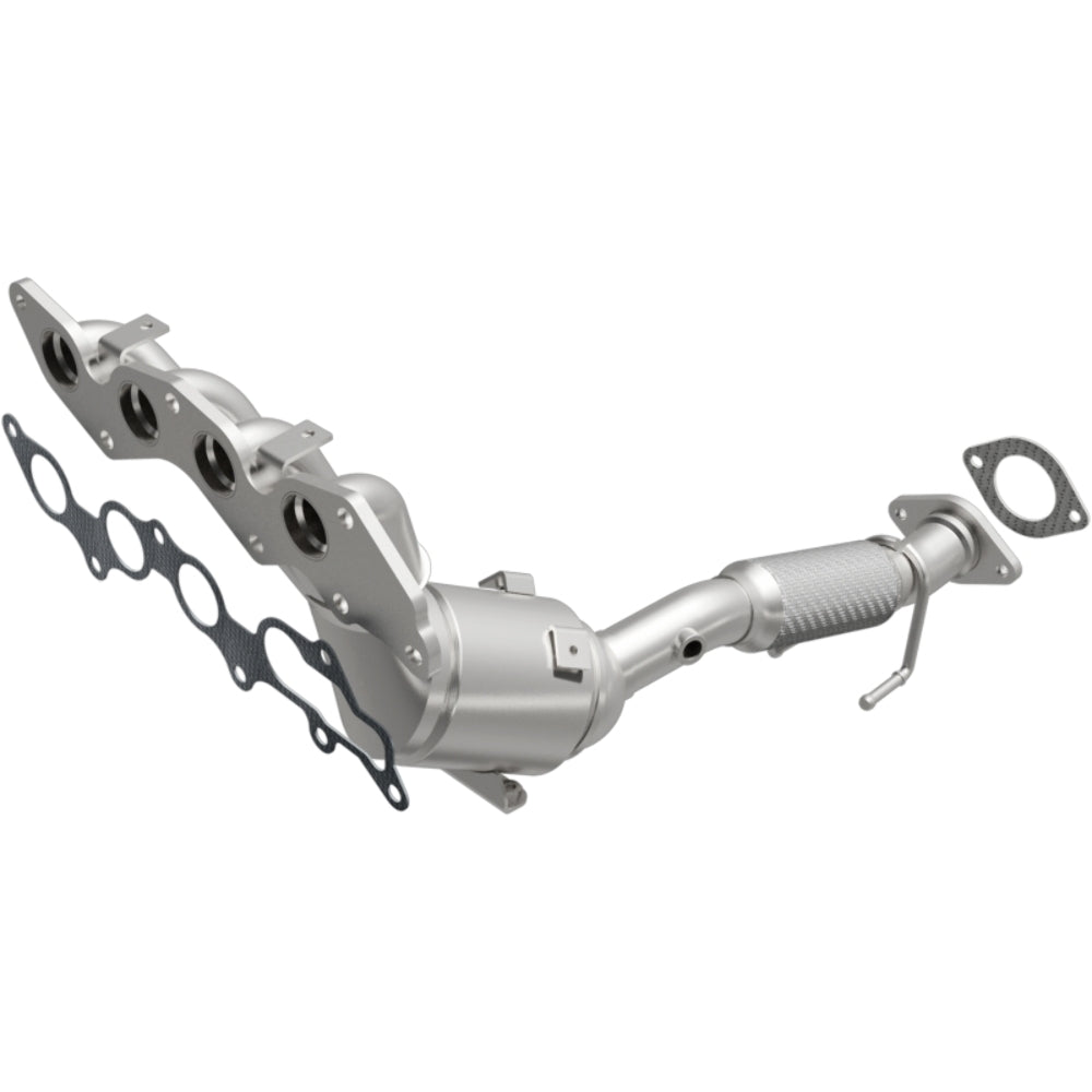 MagnaFlow direct-fit catalytic converter fits 2014-2015 Transit Connect L4 2.5 inch inlet/outlet stainless steel CARB compliant 52444