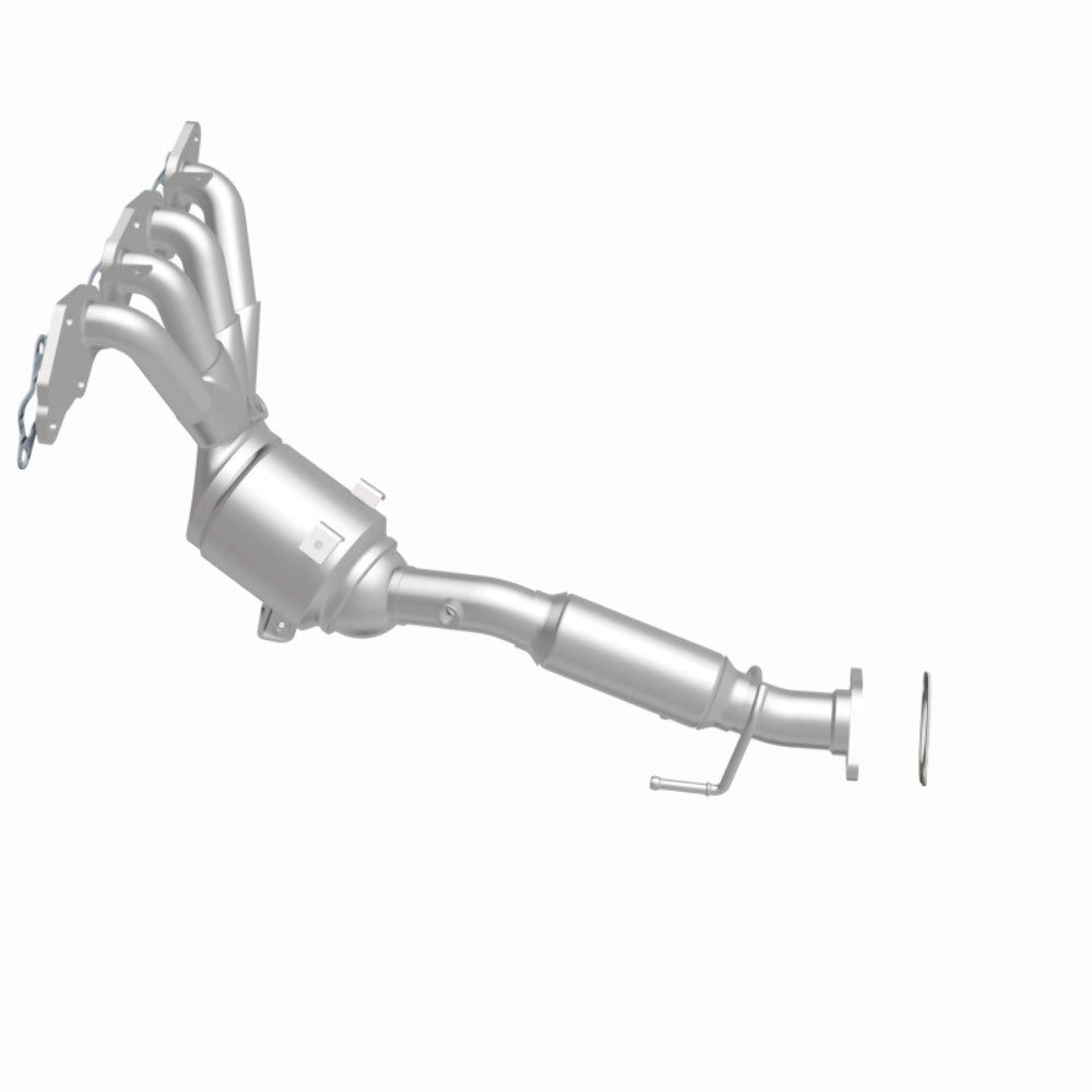 MagnaFlow direct-fit catalytic converter fits 2014-2015 Transit Connect L4 2.5 inch inlet/outlet stainless steel CARB compliant 52444