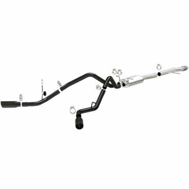 MagnaFlow cat-back exhaust system for 2014-2018 Chevy Silverado 1500 stainless steel black 15360