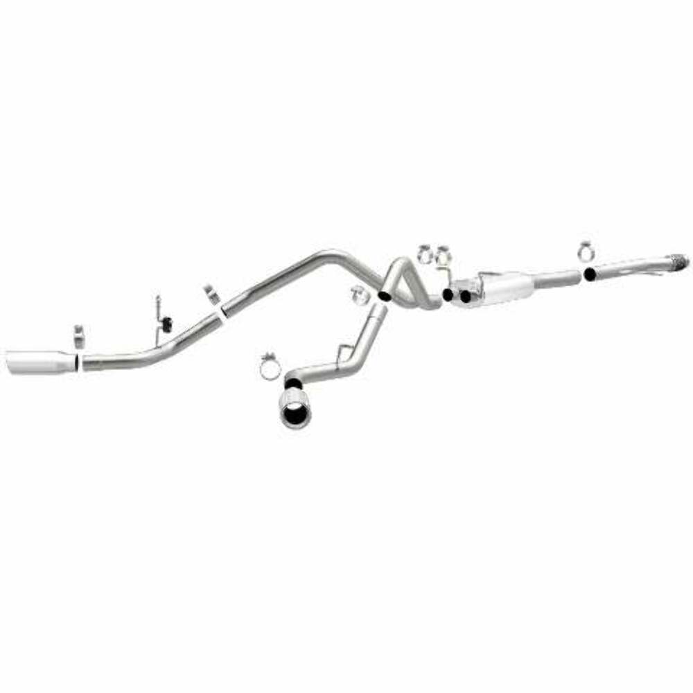 MagnaFlow cat-back exhaust system for 2014-2018 GMC Silverado 1500 stainless steel polished